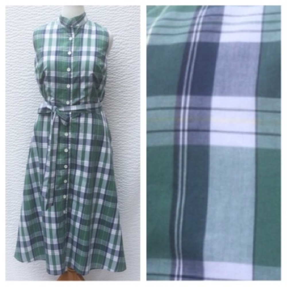 Eshakti Plaid Midi Shirt Dress 20W Tall